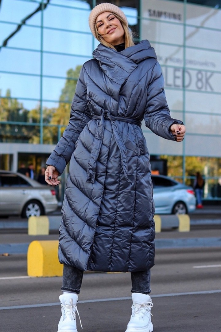 зимний пуховик женский