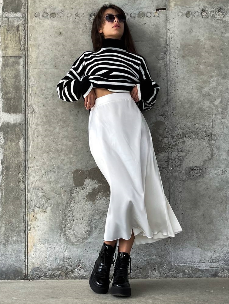белая юбка